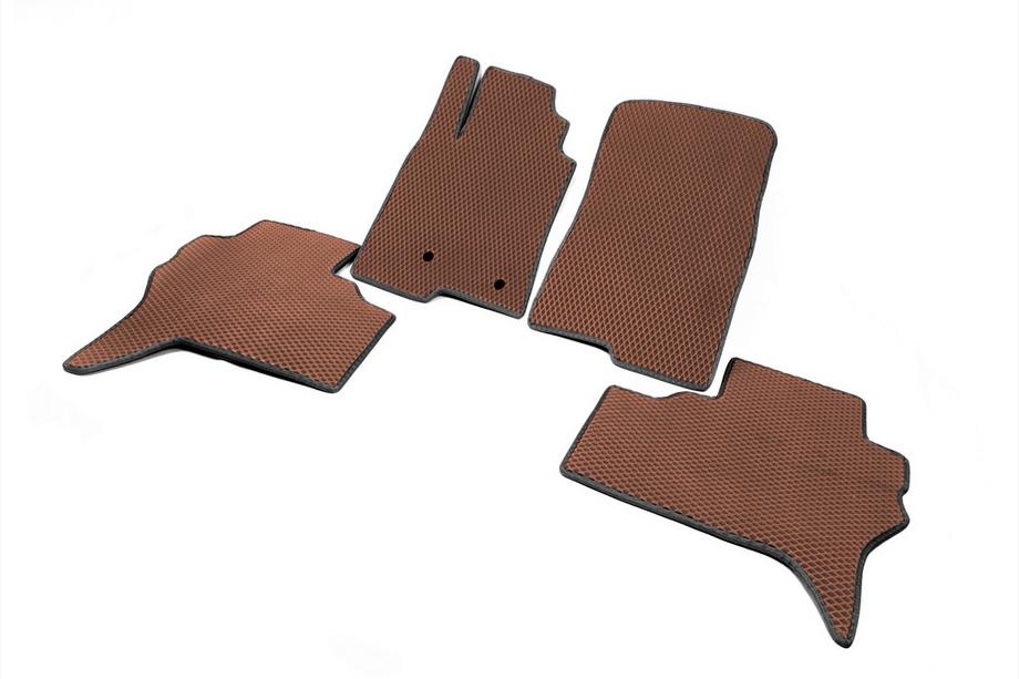 Mitsubishi Pajero Wagon IV 2006-2021 Tappetini EVA (rosso mattone) Foto 2