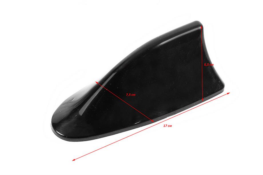 Antenna pinna di squalo (nero, ABS) Foto 4
