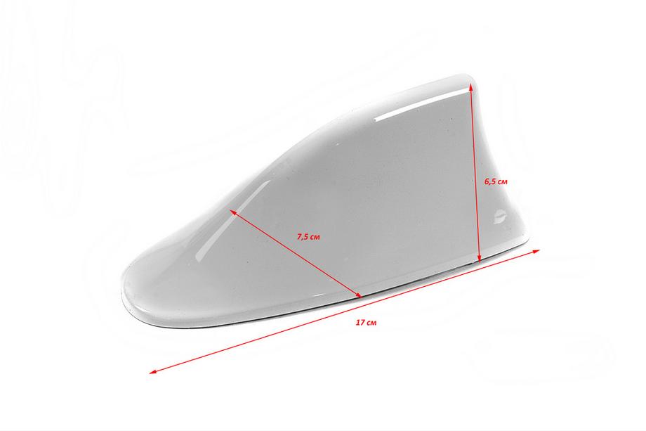 Antenna pinna di squalo (bianco, ABS) Foto 5