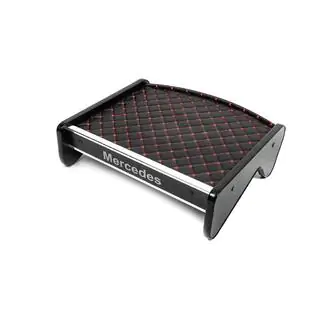 Mensola per cruscotto (Nera con cuciture rosse) Mercedes T2 (507-814) 1967-1996 foto 3
