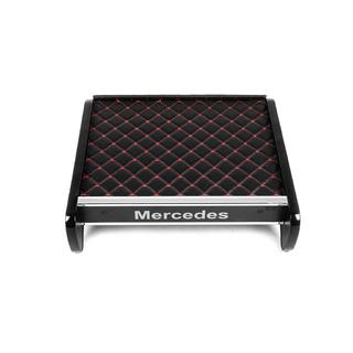 Mensola per cruscotto (Nera con cuciture rosse) foto 2
