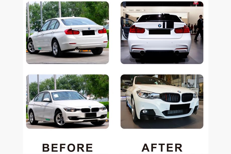 BMW 3 Series F30/F31 2012-2019 Kit Carrozzeria (M-Performance) Scarico doppia uscita sinistra/destra Foto 3