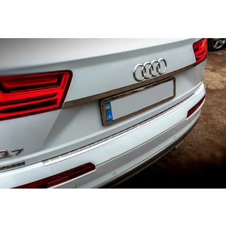 Modanatura cromata sopra la targa (acciaio inox) Audi Q7 2015–2026 foto 2