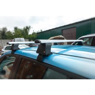 Portapacchi per tetto liscio (cromato, coppia) Nissan Leaf 2010-2017 foto 3