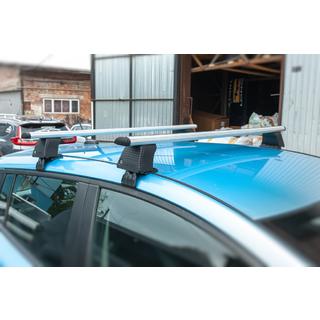Portapacchi per tetto liscio (cromato, coppia) Nissan Leaf 2010-2017 foto 4