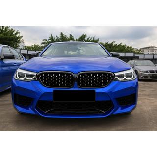 Prese griglia Diamond Silver V2 (2017-2020, Cornice nera) BMW Serie 5 G30/G31 2017–2023 foto 1