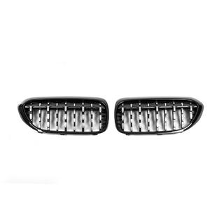 Prese griglia Diamond Silver V2 (2017-2020, Cornice nera) BMW Serie 5 G30/G31 2017–2023 foto 2