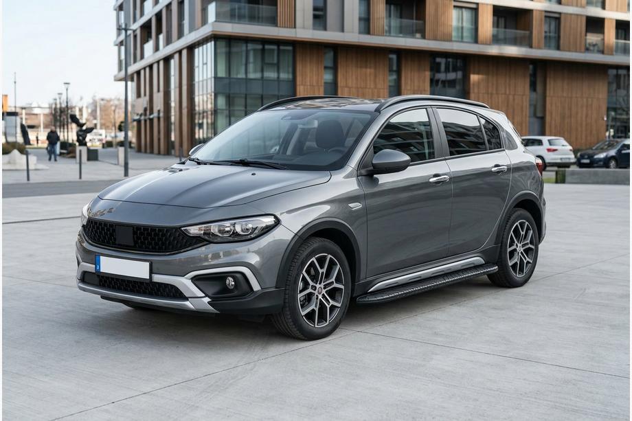 Fiat Tipo Cross 2021- Pedane Laterali Bosphorus Black (2 pz, Alluminio) Image