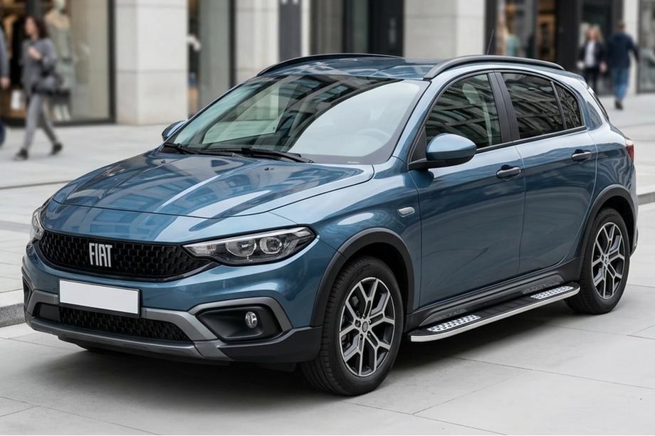 Fiat Tipo Cross 2021- Pedane Laterali Tayga V2 (2 pz, Alluminio) Image