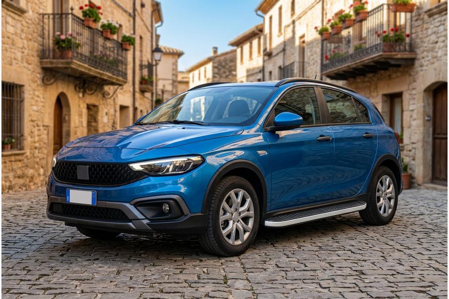 Fiat Tipo Cross 2021- Pedane Laterali Tayga Grey (2 pz, Alluminio) Image