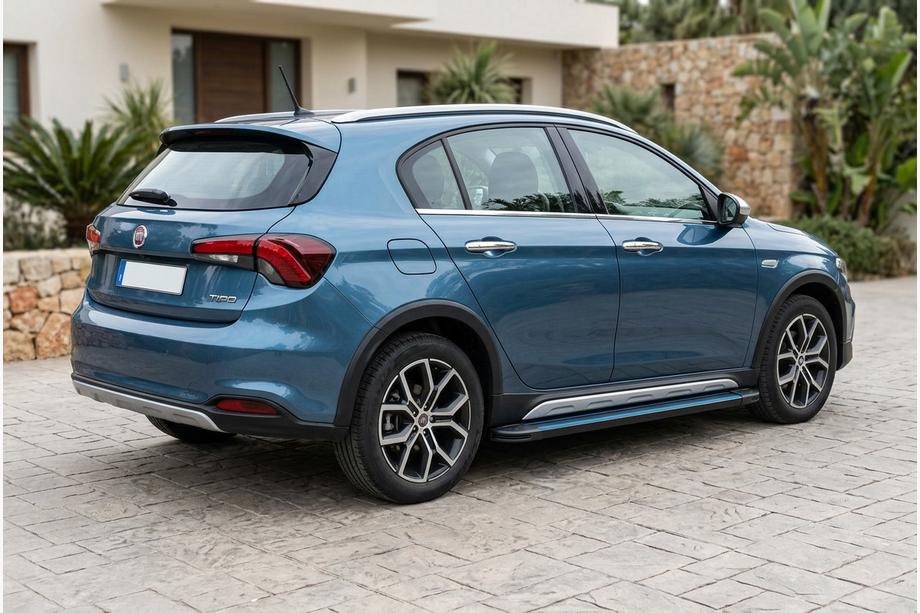 Fiat Tipo Cross 2021- Pedane Laterali Maya Blue (2 pz, Alluminio) Image