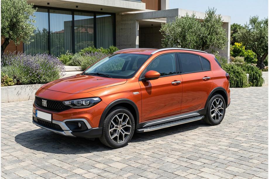Fiat Tipo Cross 2021- Pedane Laterali BlackLine (2 pz, Alluminio) Image