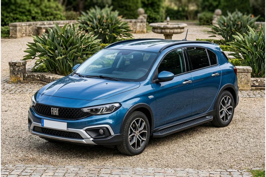 Fiat Tipo Cross 2021- Pedane Laterali Allmond Black (2 pz, Alluminio) Image
