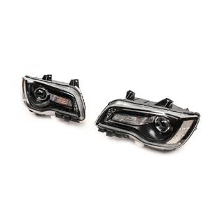 Fari anteriori Black Edition (2 pz) Chrysler C300 2011-2023 foto 3