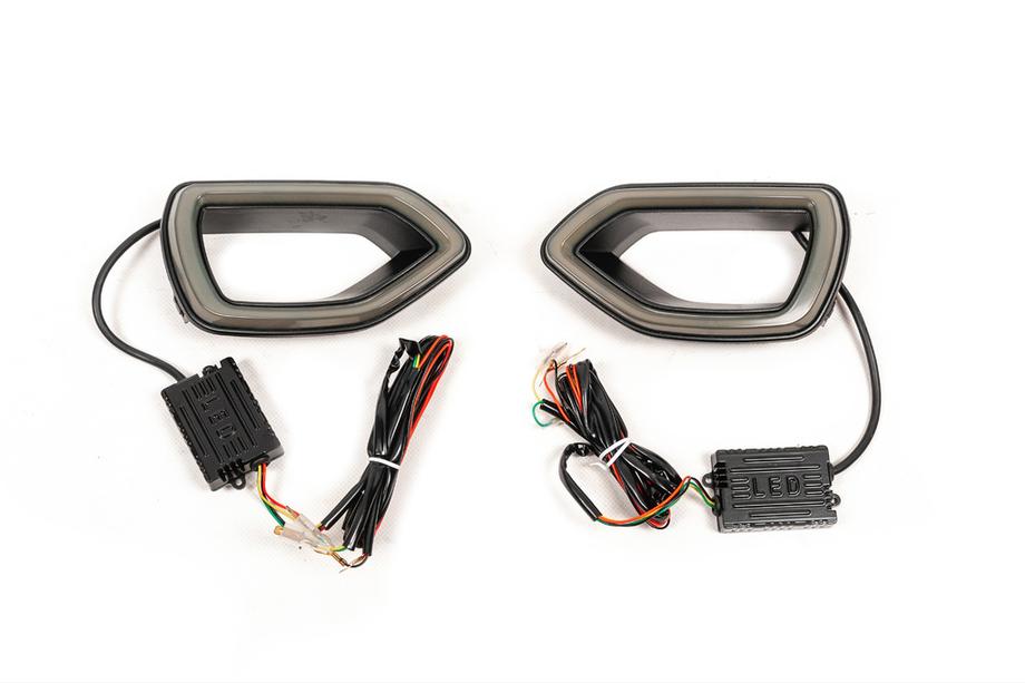 Dodge Charger 2010-2023 Luci diurne nel paraurti anteriore (2 pz) Image