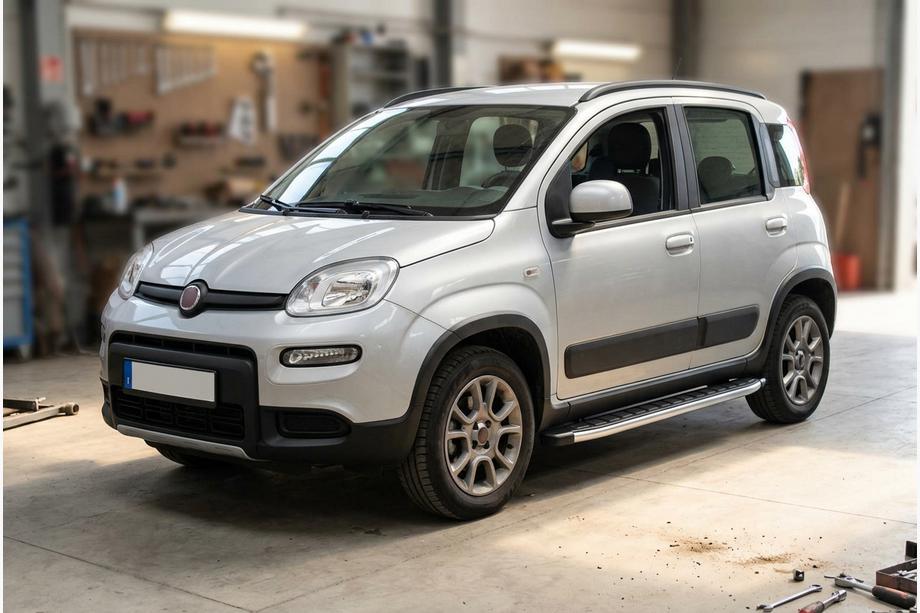 Fiat Panda 2011-2023 Pedane Laterali Fullmond (2 pz, Alluminio) Image