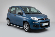 Fiat Panda 2011-2023 Pedane Laterali Tayga Grey (2 pz, Alluminio) foto 1