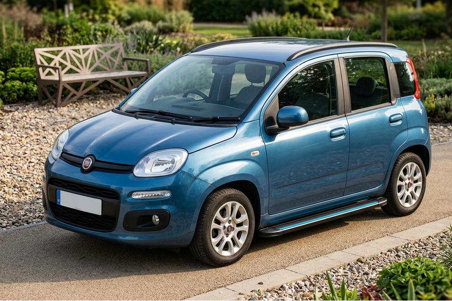 Fiat Panda 2011-2023 Pedane Laterali Maya Blue (2 pz, Alluminio) Image