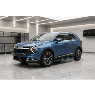 Pedane Laterali Maya Blue (2 pz, Alluminio) Kia Sportage 2021- foto 1