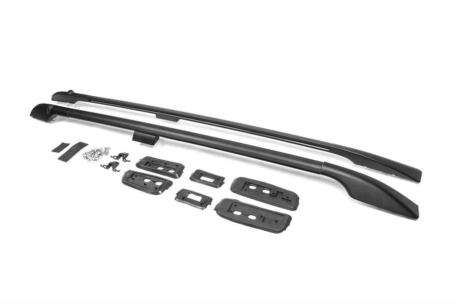 Toyota Land Cruiser 200 2007-2021 Barre Portatutto Design Originale Libao Nero (2 pz) Foto 1