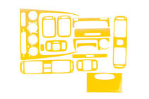 Toyota Corolla 1998-2002 Coperture cruscotto 2000-2002 (giallo) foto 1