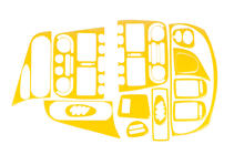 Fiat Palio 1996-2011 Coperture cruscotto (giallo) foto 1
