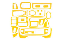 Honda Civic 1995-2001 Coperture cruscotto (giallo) foto 1