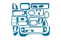 Honda Civic 1995-2001 Copertura cruscotto (blu) foto 1