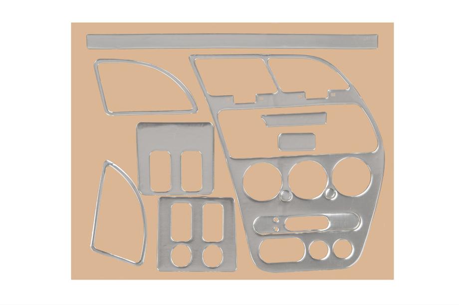 Peugeot 306 1993-2001 Rivestimenti cruscotto 1997-2001 (Alluminio) Image