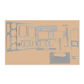 Rivestimenti cruscotto 2000-2002 (Alluminio)