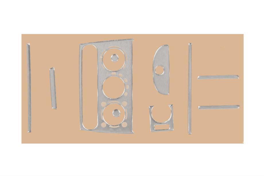 Opel Corsa B 1993-2004 Rivestimento cruscotto (alluminio) Image