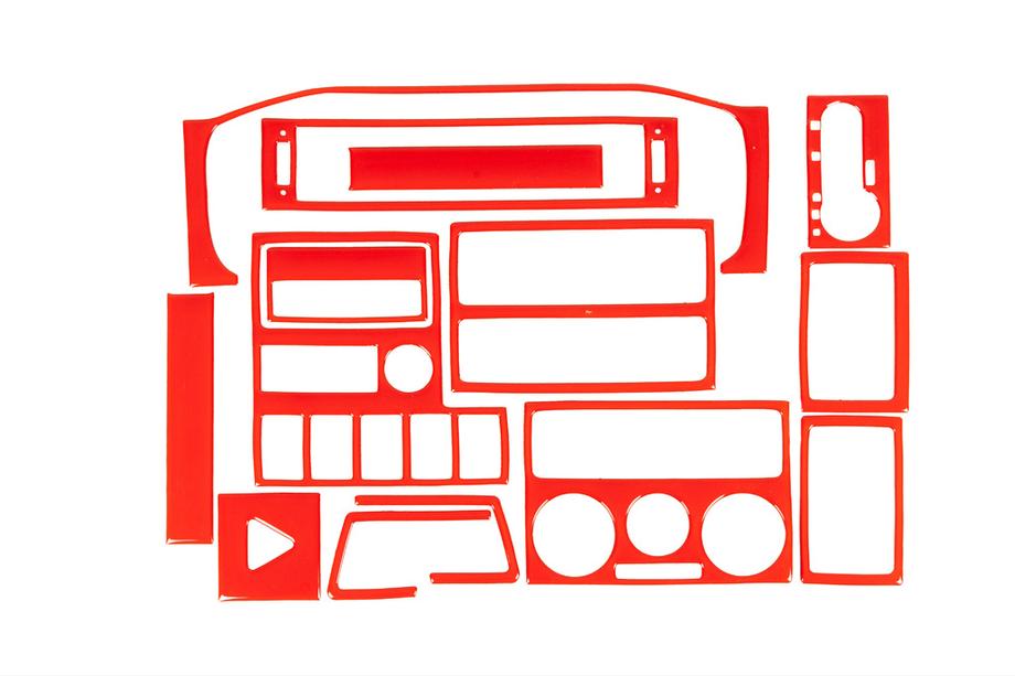 Volkswagen T4 Transporter 1990-2003 Rivestimento cruscotto 1999-2003 (colore rosso) Foto 1