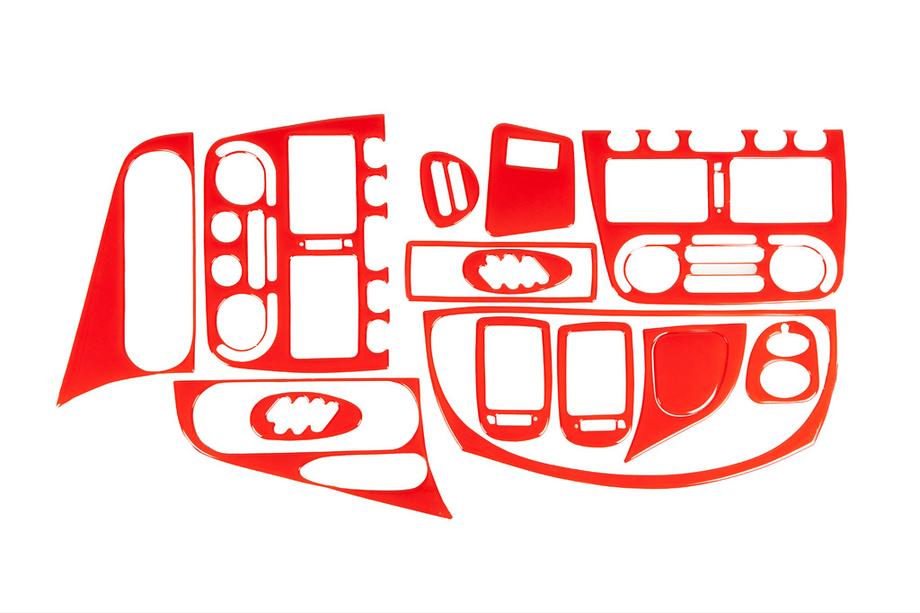Fiat Siena 1996-2016 Coperture cruscotto (rosso) Image