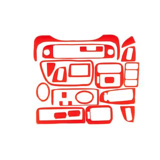 Coperture cruscotto (rosso) Honda Civic 1995-2001