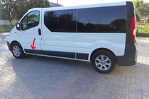 Renault Trafic 2001–2015 Modanatura porta originale usata (L1) foto 1
