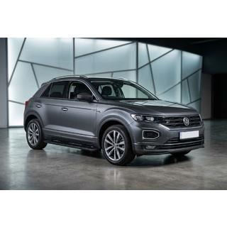 Pedane Laterali Allmond Black (2 pz, Alluminio) Volkswagen T-Roc 2017-2025 foto 1