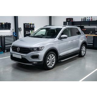 Pedane Laterali BlackLine (2 pz, Alluminio) Volkswagen T-Roc 2017-2025 foto 1