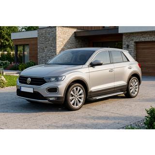 Pedane Laterali Line (2 pz, Alluminio) Volkswagen T-Roc 2017-2025 foto 1
