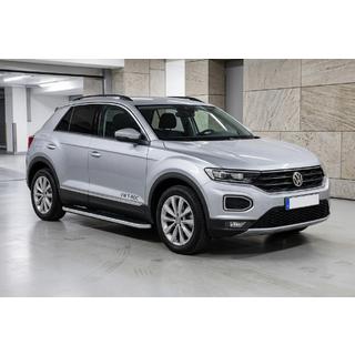 Pedane Laterali Tayga Grey (2 pz, Alluminio) Volkswagen T-Roc 2017-2025 foto 1