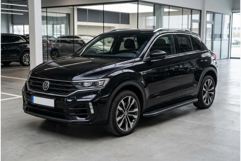 Volkswagen T-Roc 2017-2025 Pedane Laterali Bosphore Black (2 pz, Alluminio) Foto 1