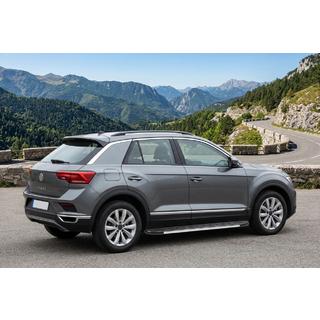 Pedane Laterali Duru (2 pz, Alluminio) Volkswagen T-Roc 2017-2025 foto 1