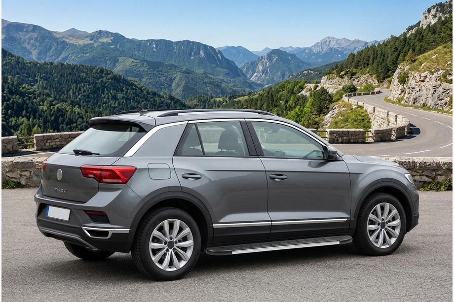 Volkswagen T-Roc 2017-2025 Pedane Laterali Duru (2 pz, Alluminio) Image
