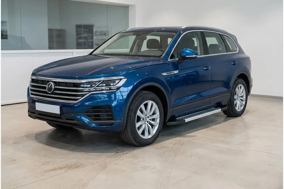 Volkswagen Touareg 2018- Pedane Laterali Vision New Grey (2 pz, Alluminio) Foto 1