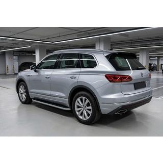 Pedane Laterali Tayga Grey (2 pz, Alluminio) Volkswagen Touareg 2018- foto 1