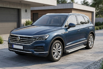 Volkswagen Touareg 2018- Pedane Laterali Maya V2 (2 pz, Alluminio) foto 1