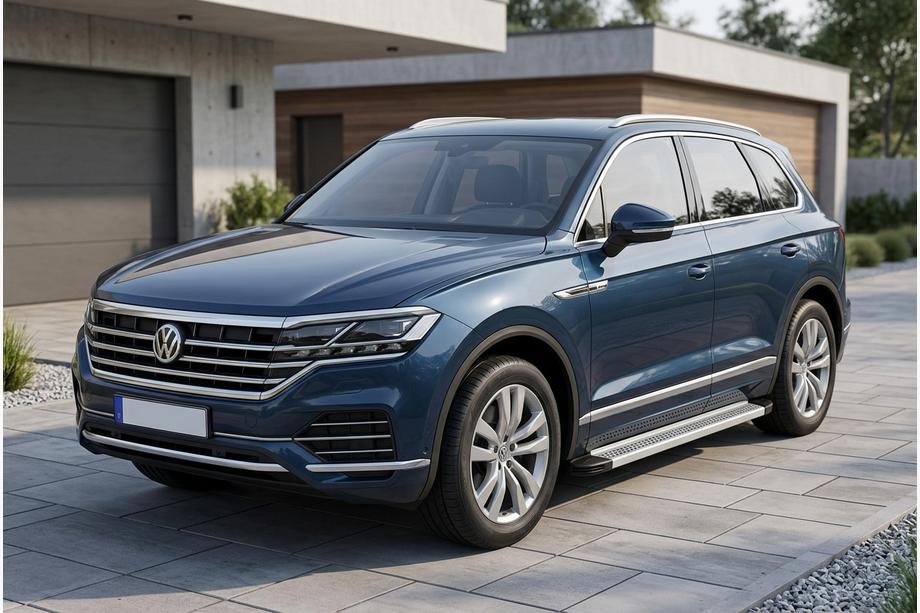 Volkswagen Touareg 2018- Pedane Laterali Maya V2 (2 pz, Alluminio) Image