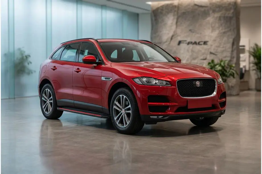 Jaguar F-PACE 2016- Pedane Laterali Maya Red (2 pz, Alluminio) Image