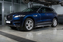 Jaguar F-PACE 2016- Pedane Laterali Maydos V2 (2 pz, Alluminio) foto 1