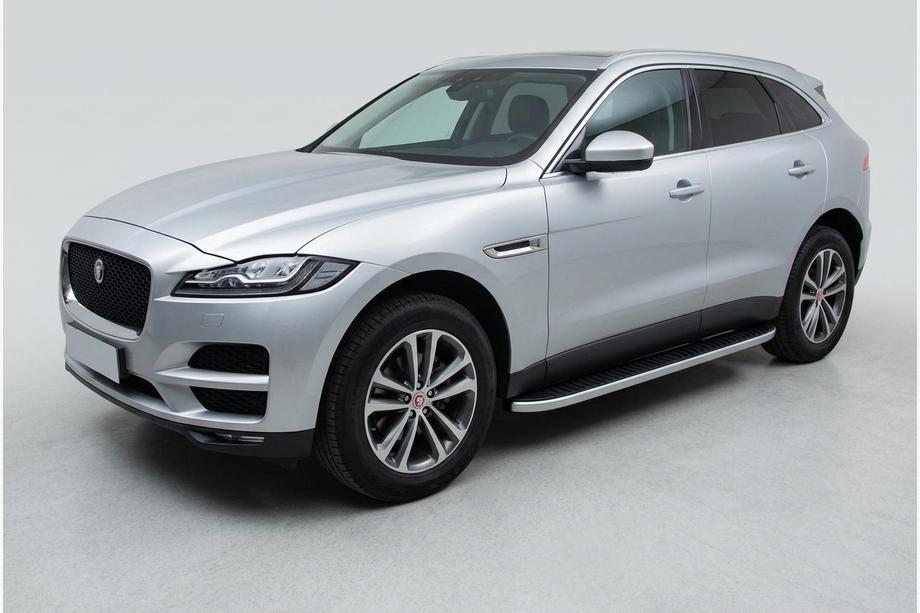 Jaguar F-PACE 2016- Pedane Laterali Tayga Grey (2 pz, Alluminio) Image