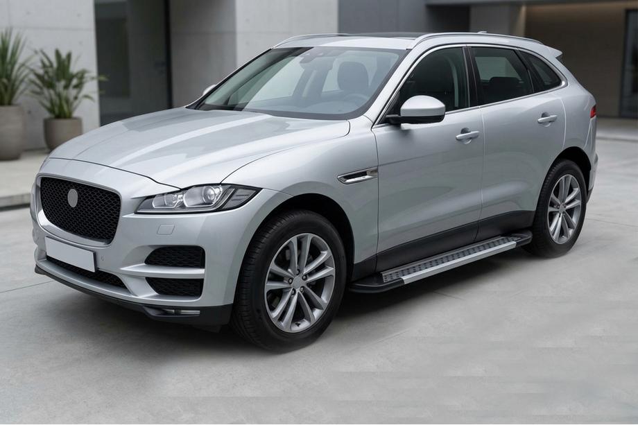 Jaguar F-PACE 2016- Pedane Laterali Vision New Grey (2 pz, Alluminio) Image